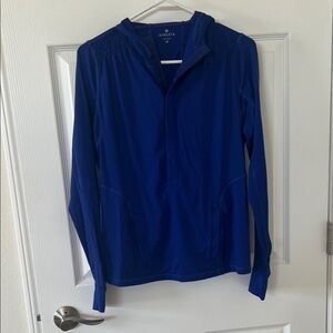 Athleta Royal Blue Hooded Top